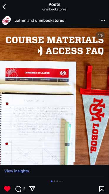 Carousel Course Materials Access